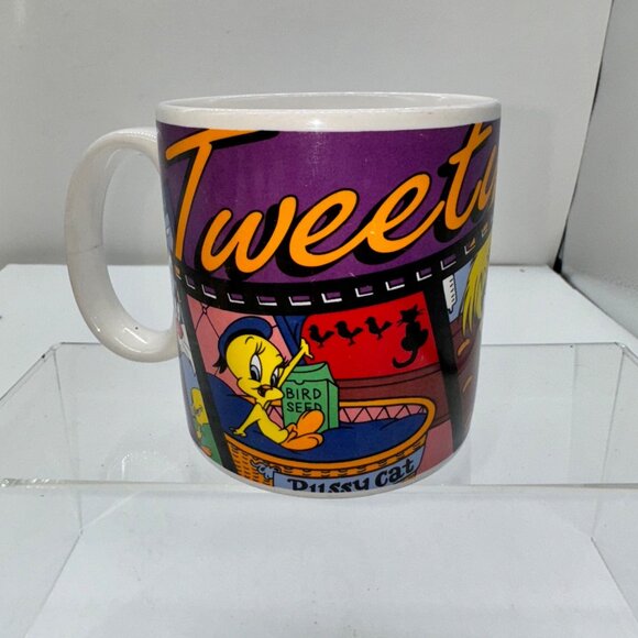 Applause 1995 Tweety Bird Looney Tunes Classic Decal Mug 29347 Coffee Mug - Picture 1 of 6